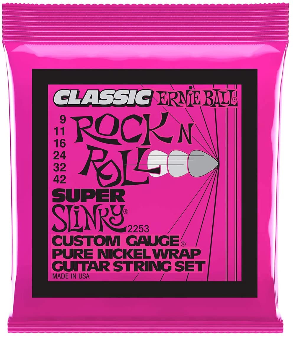 Amazon.com: Ernie Ball Electric Guitar Strings - Super Slinky Pure